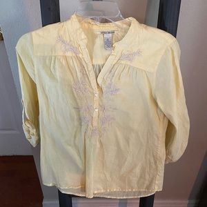 Lucky Brand 3/4 sleeve lightweight shirt